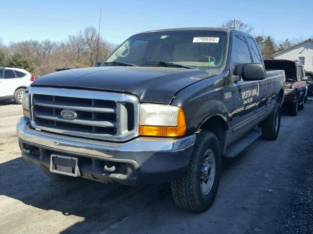 1FTNX21F2XEC80212 - 1999 FORD F250 SUPER BLACK photo 2