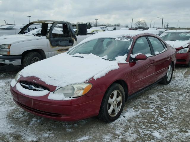 1FAFP53283A184737 - 2003 FORD TAURUS SE MAROON photo 2