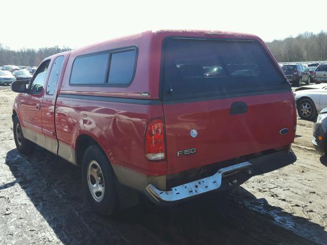 1FTZX1729XNB67311 - 1999 FORD F150 RED photo 3