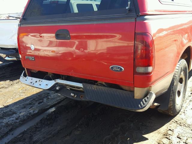 1FTZX1729XNB67311 - 1999 FORD F150 RED photo 9