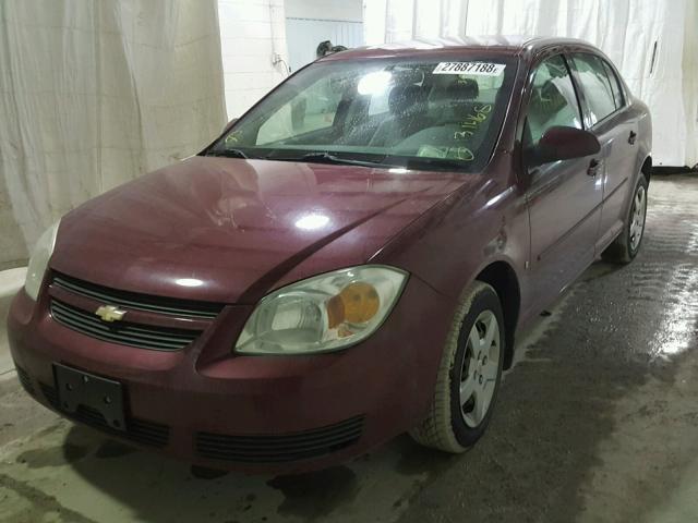 1G1AL58F377194373 - 2007 CHEVROLET COBALT LT RED photo 2