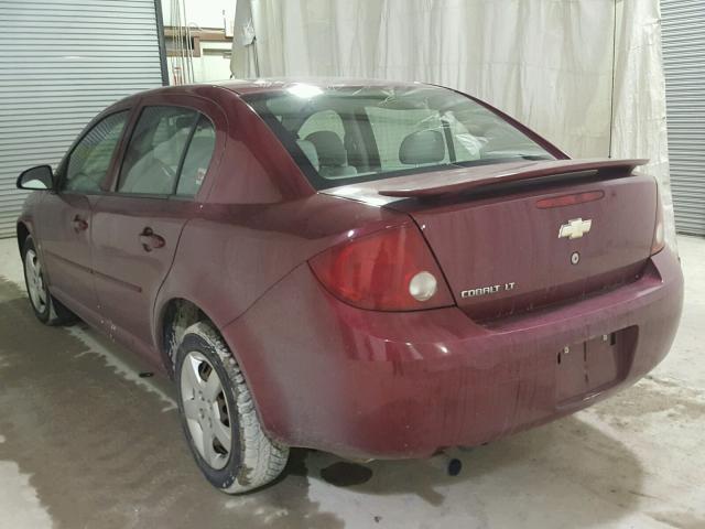 1G1AL58F377194373 - 2007 CHEVROLET COBALT LT RED photo 3