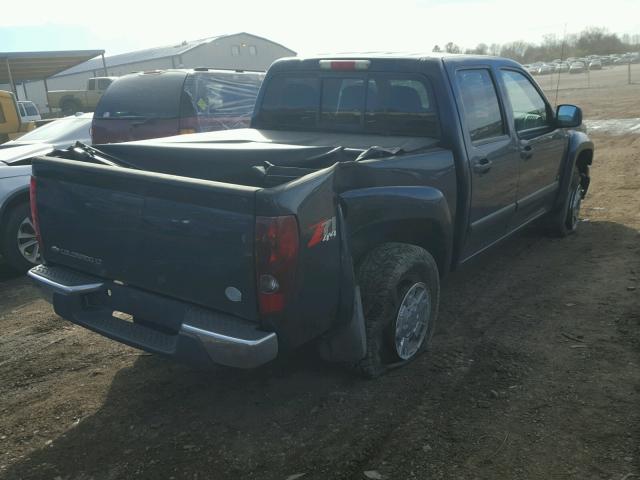 1GCDT13E378197473 - 2007 CHEVROLET COLORADO BLUE photo 4