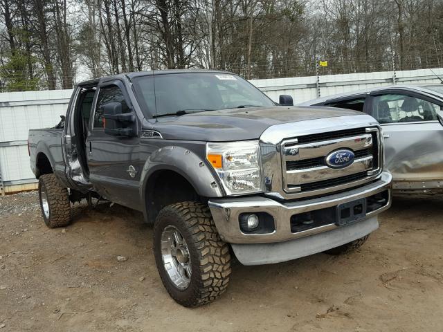 1FT7W2BT9BEB13452 - 2011 FORD F250 SUPER GRAY photo 1