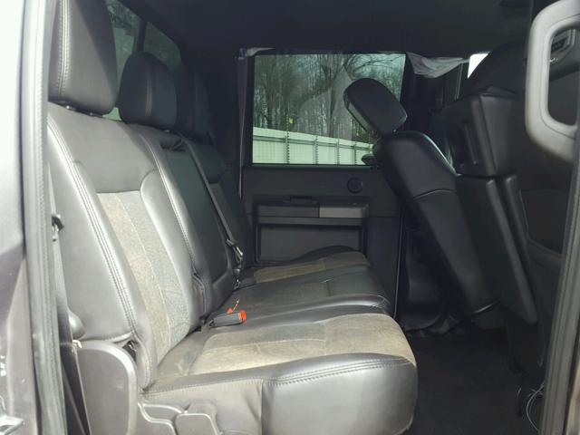 1FT7W2BT9BEB13452 - 2011 FORD F250 SUPER GRAY photo 6