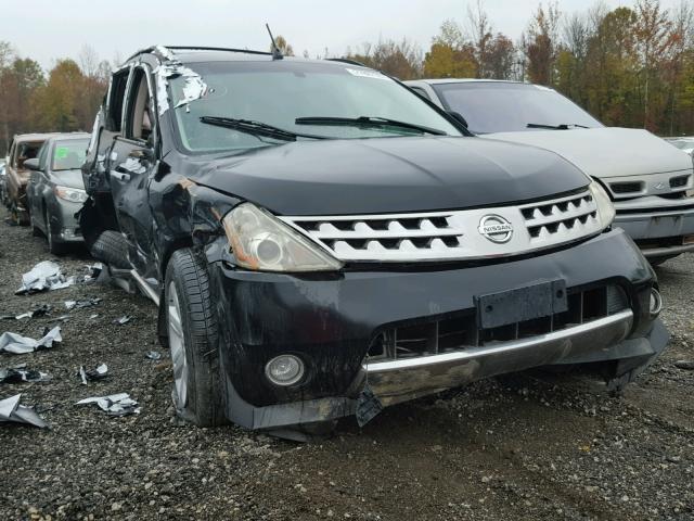 JN8AZ08W76W531631 - 2006 NISSAN MURANO SE/ BLACK photo 1