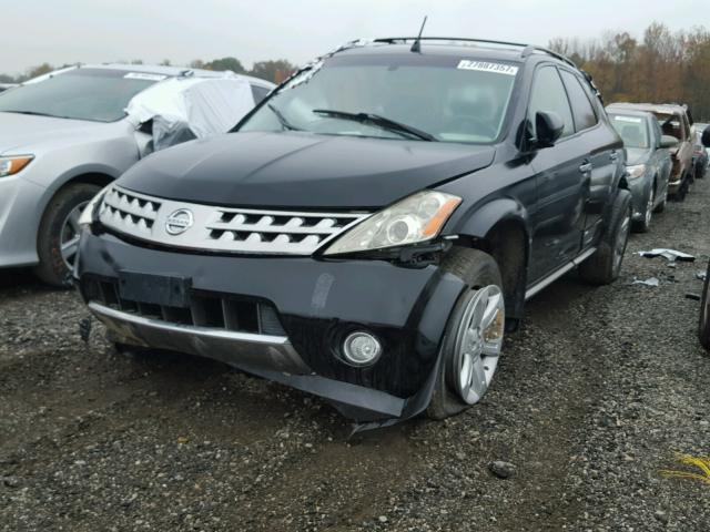 JN8AZ08W76W531631 - 2006 NISSAN MURANO SE/ BLACK photo 2