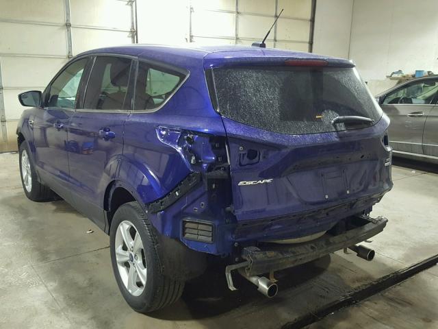 1FMCU9GX3DUC77163 - 2013 FORD ESCAPE SE BLUE photo 3