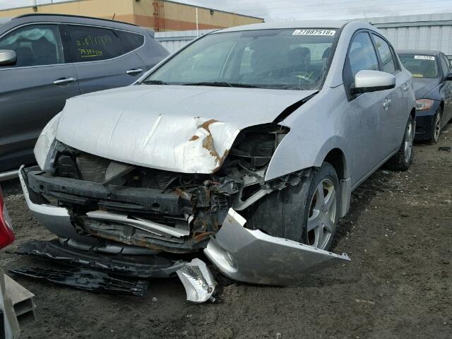 3N1AB6AP7CL726090 - 2012 NISSAN SENTRA 2.0 SILVER photo 2