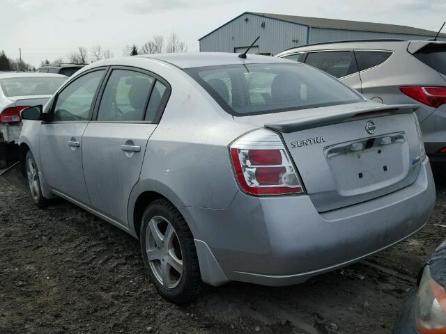 3N1AB6AP7CL726090 - 2012 NISSAN SENTRA 2.0 SILVER photo 3