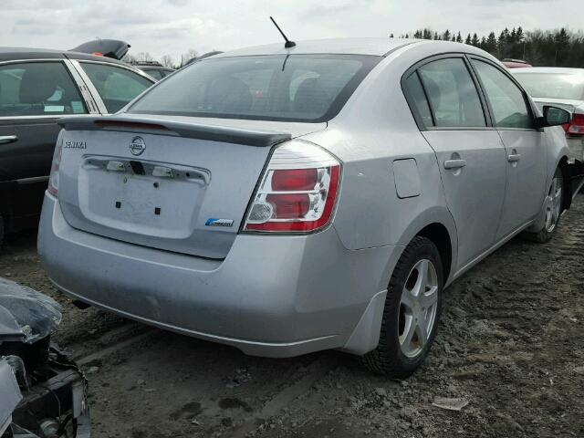 3N1AB6AP7CL726090 - 2012 NISSAN SENTRA 2.0 SILVER photo 4