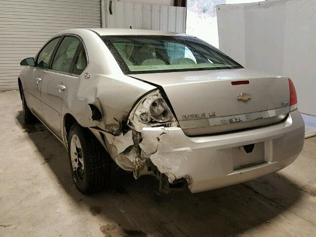 2G1WB58K279342436 - 2007 CHEVROLET IMPALA LS SILVER photo 3