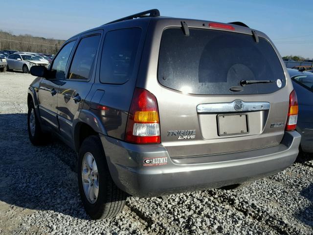 4F2CU09132KM04575 - 2002 MAZDA TRIBUTE LX GRAY photo 3