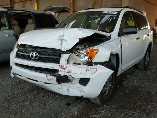 JTMZF4DV1A5026937 - 2010 TOYOTA RAV4 WHITE photo 2