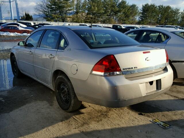 2G1WB58N979395175 - 2007 CHEVROLET IMPALA LS GRAY photo 3