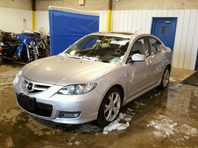 JM1BK323971620667 - 2007 MAZDA 3 S SILVER photo 2