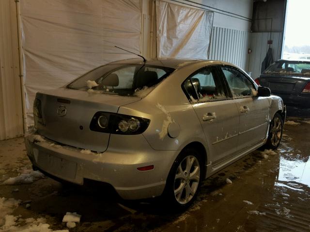 JM1BK323971620667 - 2007 MAZDA 3 S SILVER photo 4