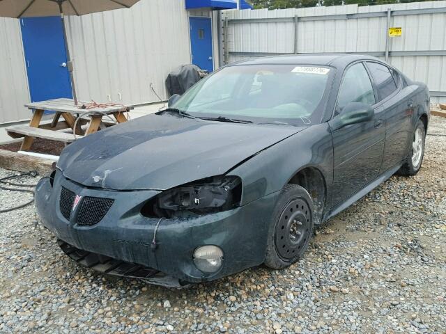 2G2WS522141348114 - 2004 PONTIAC GRAND PRIX GREEN photo 2