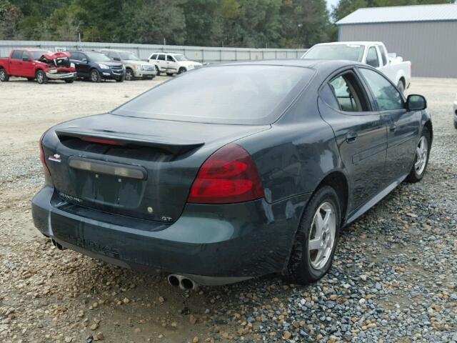 2G2WS522141348114 - 2004 PONTIAC GRAND PRIX GREEN photo 4
