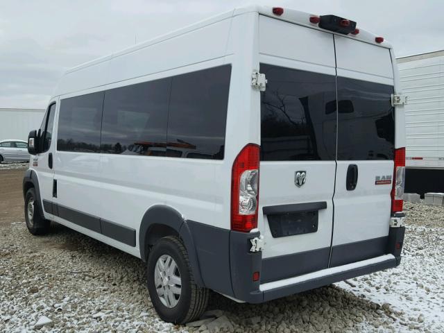 3C6TRVPGXEE126620 - 2014 RAM PROMASTER WHITE photo 3