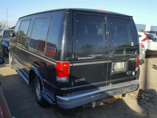 1FDRE14L3YHB74186 - 2000 FORD ECONOLINE BLACK photo 3