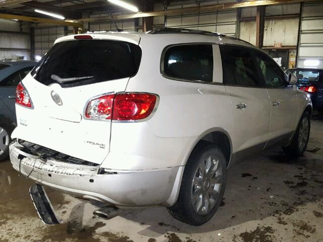 5GAKVDED0CJ372581 - 2012 BUICK ENCLAVE WHITE photo 4