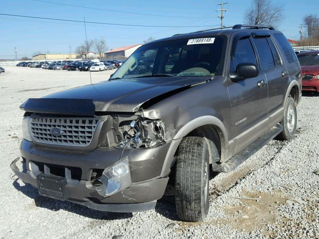 1FMZU73E82UA42676 - 2002 FORD EXPLORER X BROWN photo 2