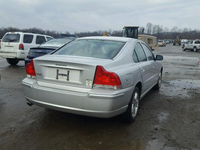 YV1RS592782686373 - 2008 VOLVO S60 2.5T SILVER photo 4