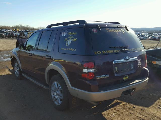 1FMEU74E28UB28569 - 2008 FORD EXPLORER E BURGUNDY photo 3