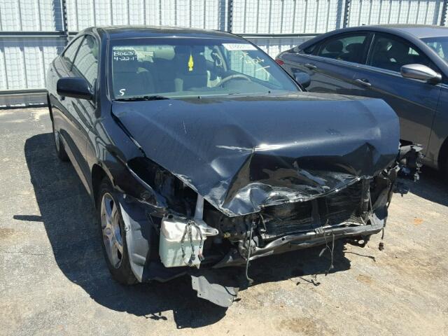 4T1CE38P64U806372 - 2004 TOYOTA CAMRY SOLA BLACK photo 1