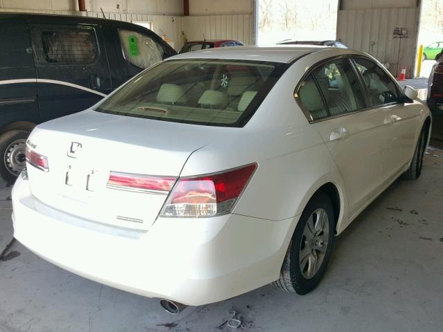 1HGCP2F67BA011074 - 2011 HONDA ACCORD SE WHITE photo 4