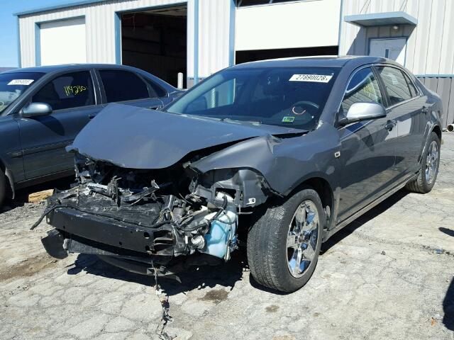 1G1ZH57B38F231948 - 2008 CHEVROLET MALIBU 1LT GRAY photo 2