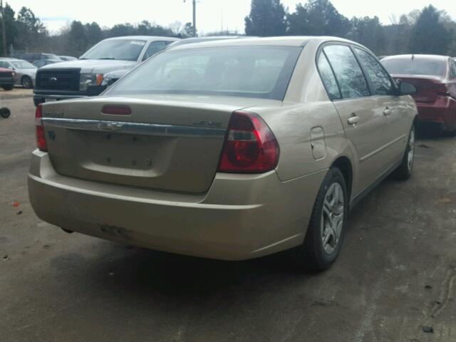 1G1ZS58NX7F125022 - 2007 CHEVROLET MALIBU LS ოქროსფერი ფოტო 4