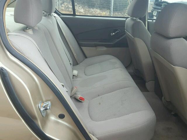 1G1ZS58NX7F125022 - 2007 CHEVROLET MALIBU LS ოქროსფერი ფოტო 6