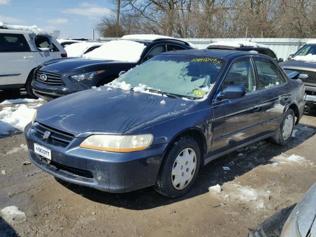 1HGCG665XYA126775 - 2000 HONDA ACCORD LX BLUE photo 2