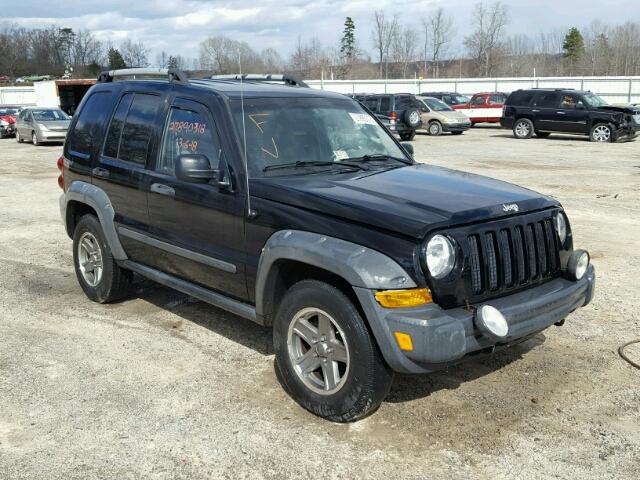 1J4GL38K86W182639 - 2006 JEEP LIBERTY RE BLACK photo 1