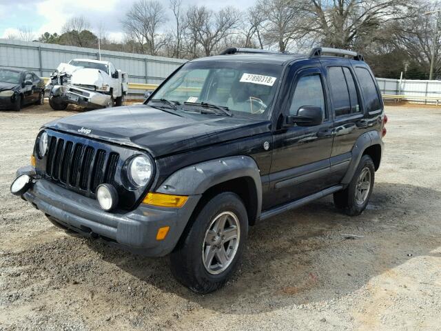 1J4GL38K86W182639 - 2006 JEEP LIBERTY RE BLACK photo 2