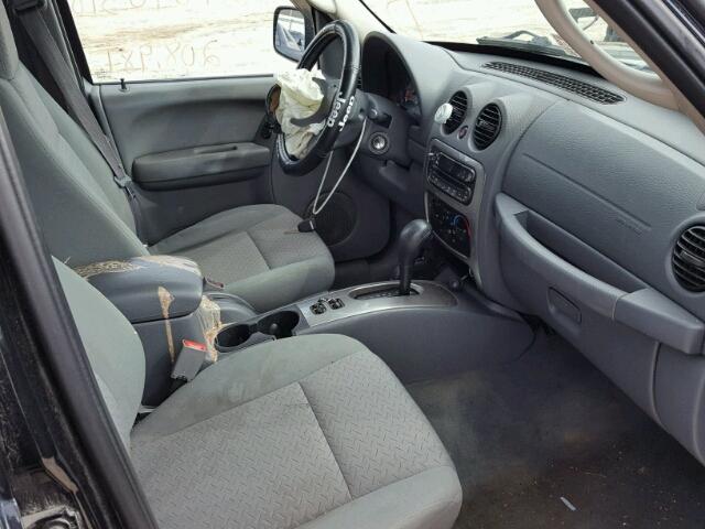 1J4GL38K86W182639 - 2006 JEEP LIBERTY RE BLACK photo 5