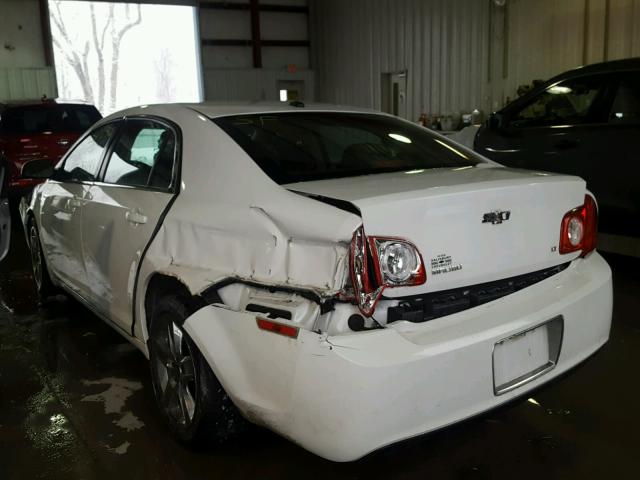 1G1ZH57B094228258 - 2009 CHEVROLET MALIBU 1LT SILVER photo 3