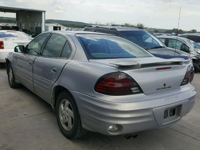 1G2NE52T1XC542507 - 1999 PONTIAC GRAND AM S ვერცხლისფერი ფოტო 3