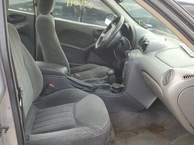 1G2NE52T1XC542507 - 1999 PONTIAC GRAND AM S ვერცხლისფერი ფოტო 5