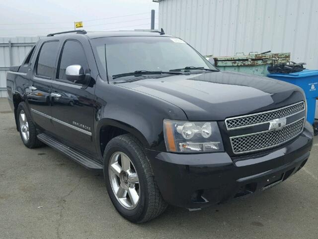 3GNVKGE07AG243861 - 2010 CHEVROLET AVALANCHE BLACK photo 1