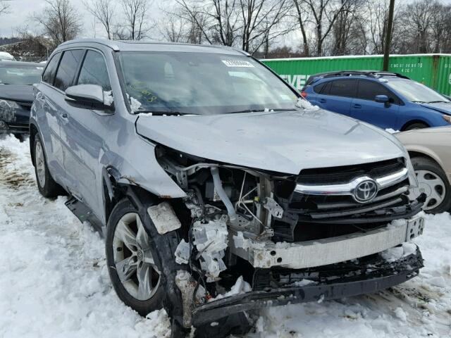 5TDDKRFH3GS240213 - 2016 TOYOTA HIGHLANDER GRAY photo 1