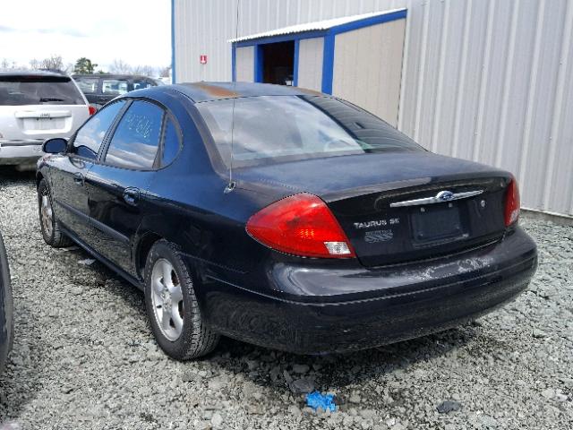 1FAFP55S1YA188715 - 2000 FORD TAURUS SES BLACK photo 3