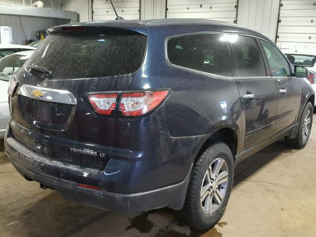 1GNKRGKD7FJ316514 - 2015 CHEVROLET TRAVERSE L BLUE photo 4