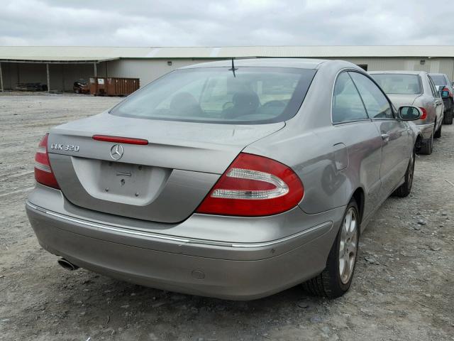 WDBTJ65J64F089119 - 2004 MERCEDES-BENZ CLK 320C TAN photo 4