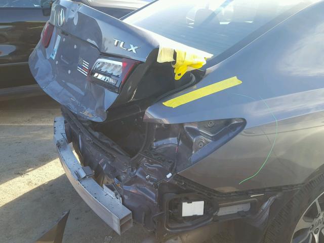 19UUB1F50HA007073 - 2017 ACURA TLX TECH GRAY photo 9