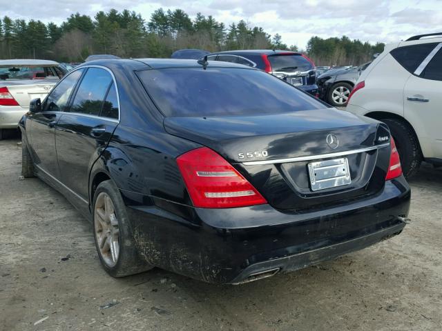 WDDNG9EB8DA525460 - 2013 MERCEDES-BENZ S 550 4MAT BLACK photo 3