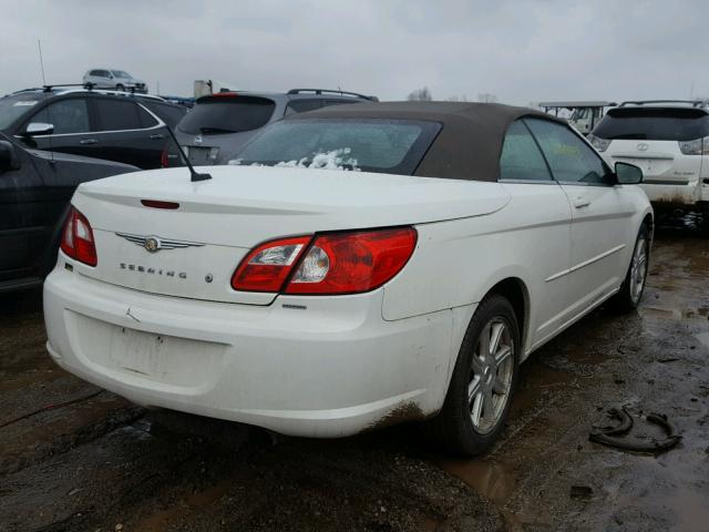 1C3LC55R08N682485 - 2008 CHRYSLER SEBRING TO WHITE photo 4