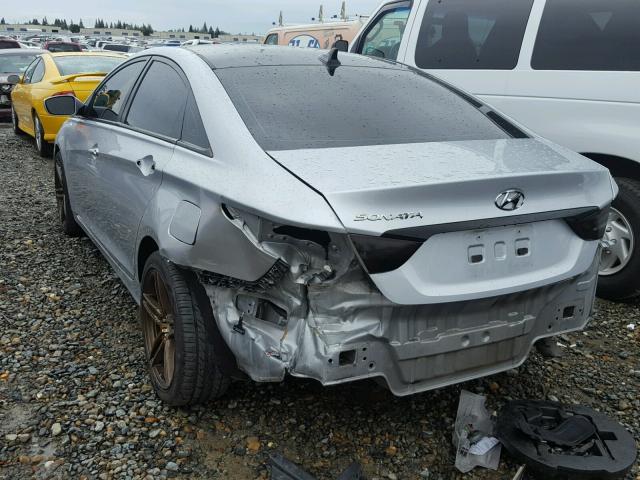 5NPEB4AC7BH284328 - 2011 HYUNDAI SONATA GLS SILVER photo 3